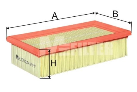 Повітряний фільтр MFILTER K 2004