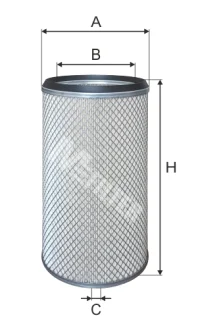Повітряний фільтр MFILTER A 1601