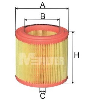 Повітряний фільтр MFILTER A 1082