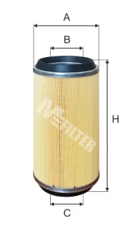 Повітряний фільтр MFILTER A 1074