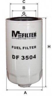 Паливний фільтр MFILTER DF 3504