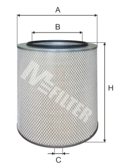 Повітряний фільтр MFILTER A 543