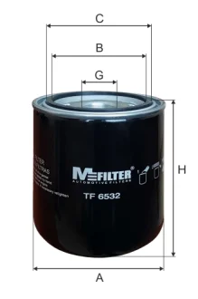 Фільтр оливи MFILTER TF 6532