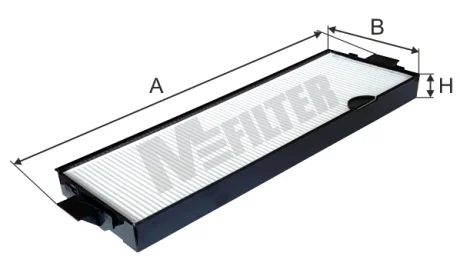 Фільтр салону MFILTER K 9157