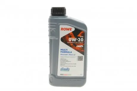 Олива 0W20 HIGHTEC MULTI FORMULA (1L) (MB 229.71/GM dexos D) (ACEA C5/C6) (API SP/SN PLUS) ROWE 20202-0010-99