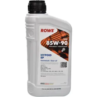Трансмісійна олива Hightec Hypoid EP GL-5 85W-90 мінеральна 1 л ROWE 25005-0010-99