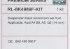 К-кт важелів підвески перед. Audi A4 B8/A5/A6 C7/Q5 (з тонким пальцем, конус 14мм) RAISO RL-8K4989F-KIT (фото 2)