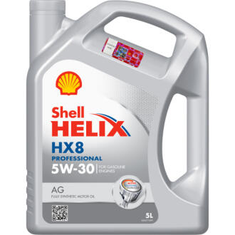 Моторное масло Helix HX8 Professional AG 5W-30 синтетическое 5 л SHELL 550054289