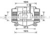 Вентилятор обігрівача салону MB S221 05>13 AVA MS8669 (фото 1)