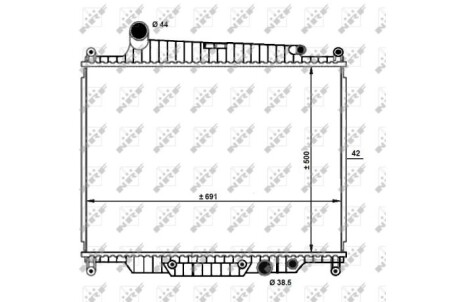 Радіатор NRF 59096