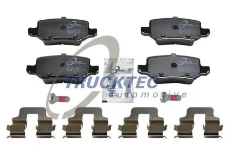 Гальмівні колодки, дискове гальмо (набір) TRUCKTEC AUTOMOTIVE 0235147
