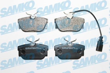 Колодки задние R15, 98-03 (тип LUCAS) с датчиком SAMKO 5SP974 (фото 1)