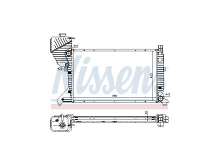 Радіатор MERCEDES SPRINTER 95> 901-905 00> 313 CDI FAST FT55555