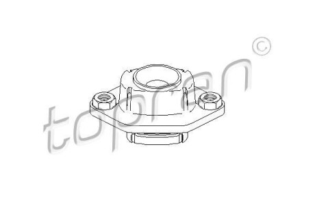 Подушка с опорным подшипником стойки Mc Phersona TOPRAN 501760