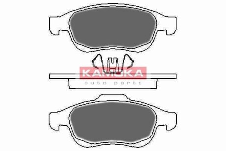 Гальмівні колодки, дискове гальмо (набір) KAMOKA JQ1018360