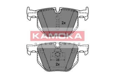 Гальмівні колодки, дискове гальмо (набір) KAMOKA JQ1013496