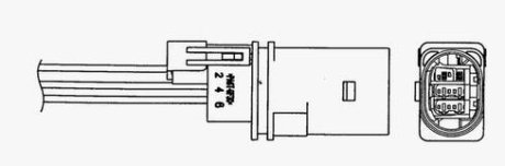 Лямбда-зонд FIAT DUCATO 2,3 MULTIJET 11- NGK UAA0002FA002