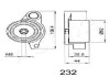 Устройство для натяжения ремня, ремень ГРМ ASHIKA 4502232 (фото 2)