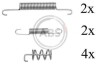 Комплектующие, стояночная тормозная система A.B.S. A.B.S. 0831Q (фото 1)