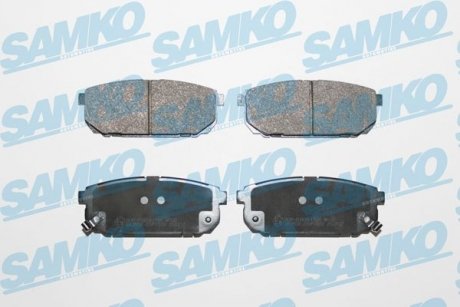 Гальмівні колодки, дискове гальмо (набір) SAMKO 5SP1370 (фото 1)