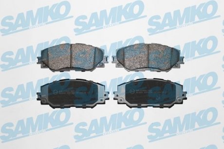 Гальмівні колодки, дискове гальмо (набір) SAMKO 5SP1258
