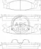 Гальмівні колодки, дискове гальмо (набір) A.B.S. A.B.S. 38632 (фото 1)