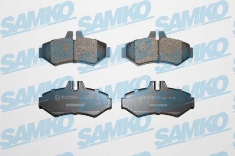Гальмівні колодки, дискове гальмо (набір) SAMKO 5SP956 (фото 1)