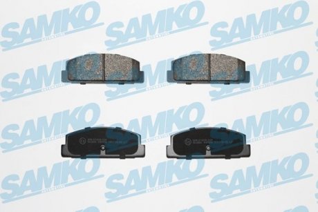 Гальмівні колодки, дискове гальмо (набір) SAMKO 5SP876 (фото 1)