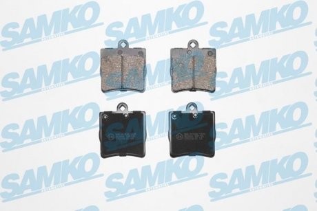 Гальмівні колодки, дискове гальмо (набір) SAMKO 5SP726 (фото 1)