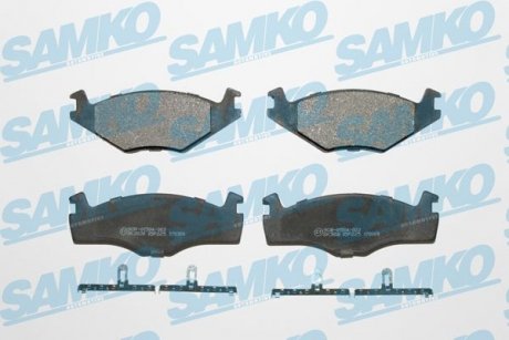 Гальмівні колодки, дискове гальмо (набір) SAMKO 5SP225