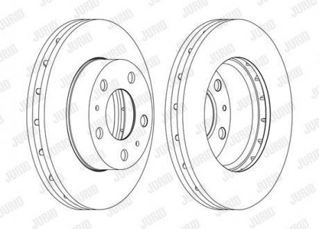Диск гальмівний !.. JURID 562630JC1