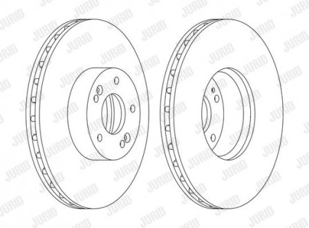 Диск гальмівний !.. JURID 562778JC1