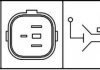 Термовимикач вентилятора радіатора HELLA 6ZT007837071 (фото 2)