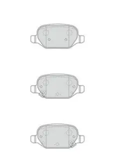 Дисковые тормозные колодки, комплект JURID 573427J