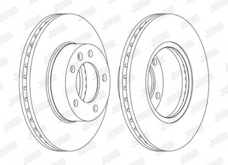 Диск гальмівний MOVANO MASTER ! JURID 562190JC1