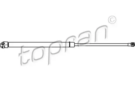 Пружина газова / помещения для груза TOPRAN 722585