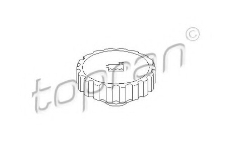 Кришка бачка системи охолодження TOPRAN 400255