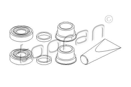 Ремкомплект супорта гальмівного TOPRAN 202451