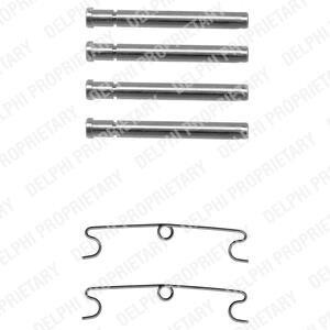 Ремкомплект гальмівних колодок DELPHI LX0170