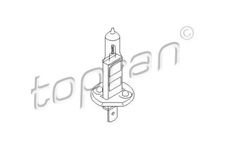 Лампа накалу дальнього світла TOPRAN 109100