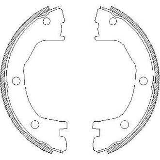 Колодки гальмівні барабанні WOKING Z471200