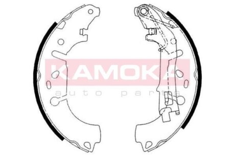 Гальмівні колодки (набір) KAMOKA JQ202058