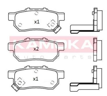 Гальмiвнi колодки дисковi KAMOKA JQ101191