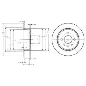 Гальмівні(тормозні) диски DELPHI BG2202 (фото 1)