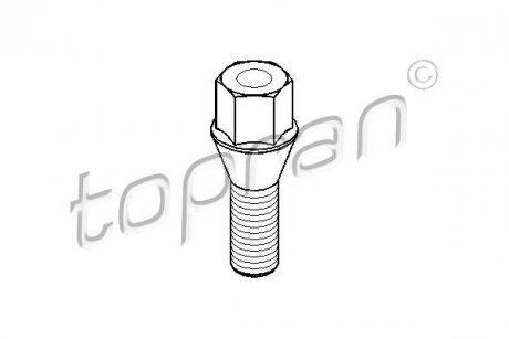Болт для кріплення колеса TOPRAN 501536 (фото 1)