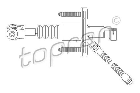 Главный цилиндр сцепления TOPRAN 207028