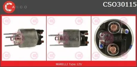 Втягуюче реле стартера CASCO CSO30115AS