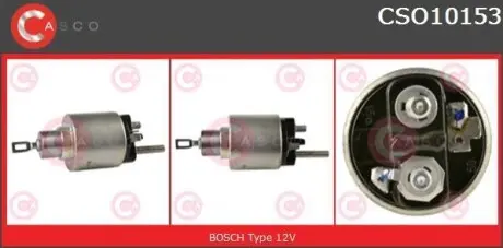 Втягуюче реле стартера CASCO CSO10153AS