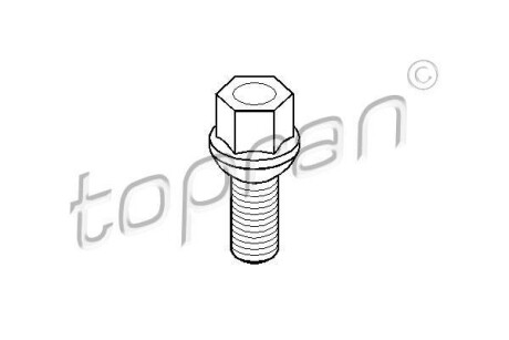 Болт для кріплення колеса TOPRAN 112225