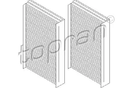 Фільтр повітря (салону) TOPRAN 500670